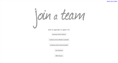 Desktop Screenshot of joinateam.org